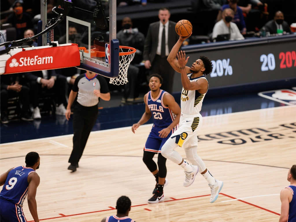 [流言板]希尔德急停后撤步中投得手2+1，个人9分连砍仍保持20分优势