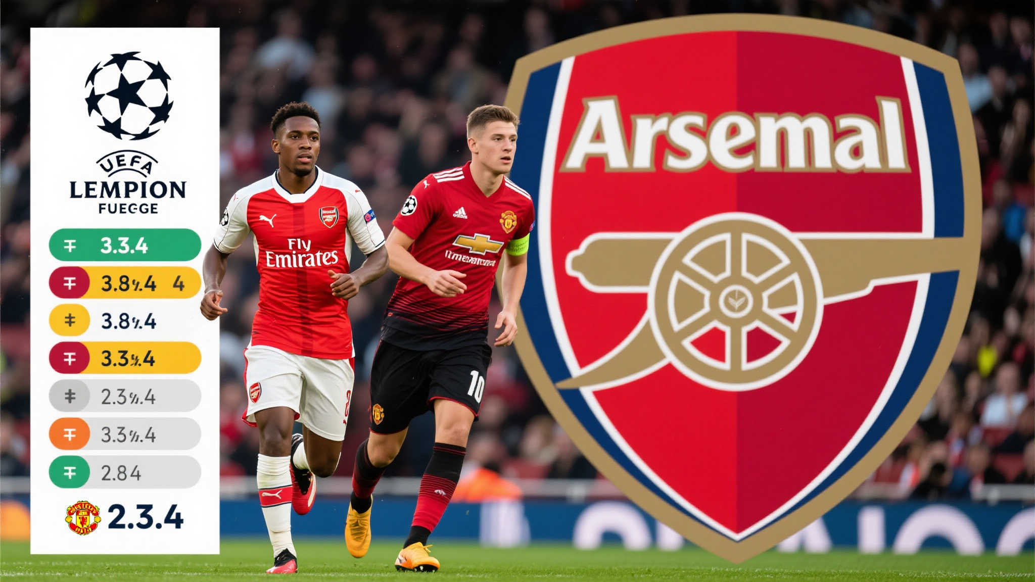 欧洲赛场积分排名:阿森纳位居第4,曼联紧随其后 在当今的欧洲足球舞台上,英超球队以卓越的表现和雄厚